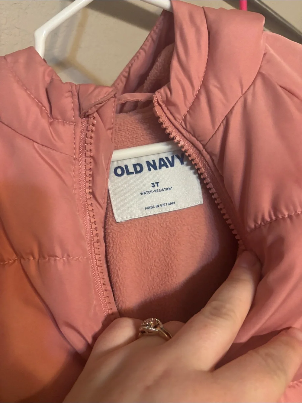 Old Navy Pink Kids Puffer Jacket and Snow Bib Set